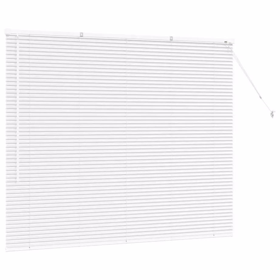 Valge alumiiniumist Veneetsia ruloo 130 x 160 cm – 5