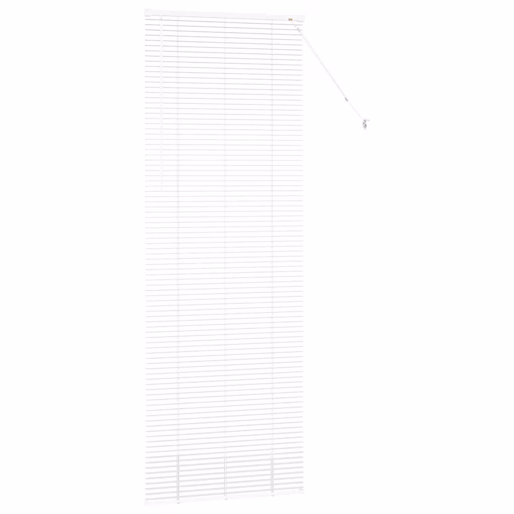 Valge alumiiniumist Veneetsia ruloo, 220 x 70 cm