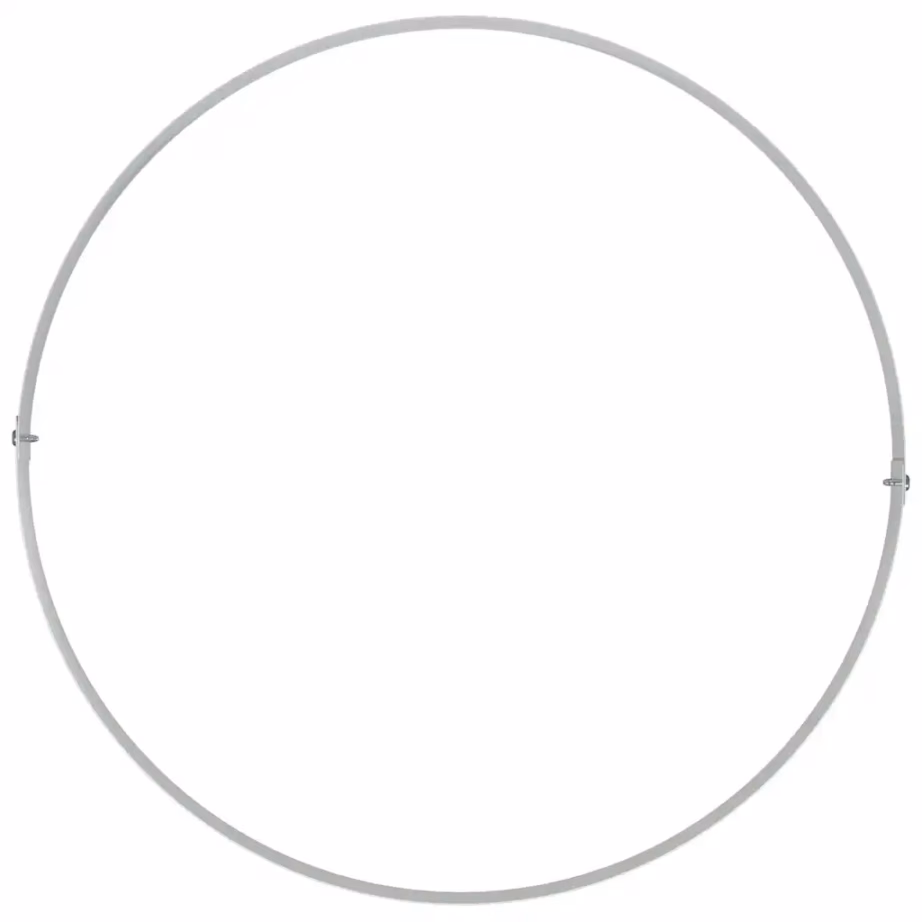 Valged istutusrõngad aeda, 5 tk, külmvaltsitud teras, 40 x 40 x 20 cm – 7