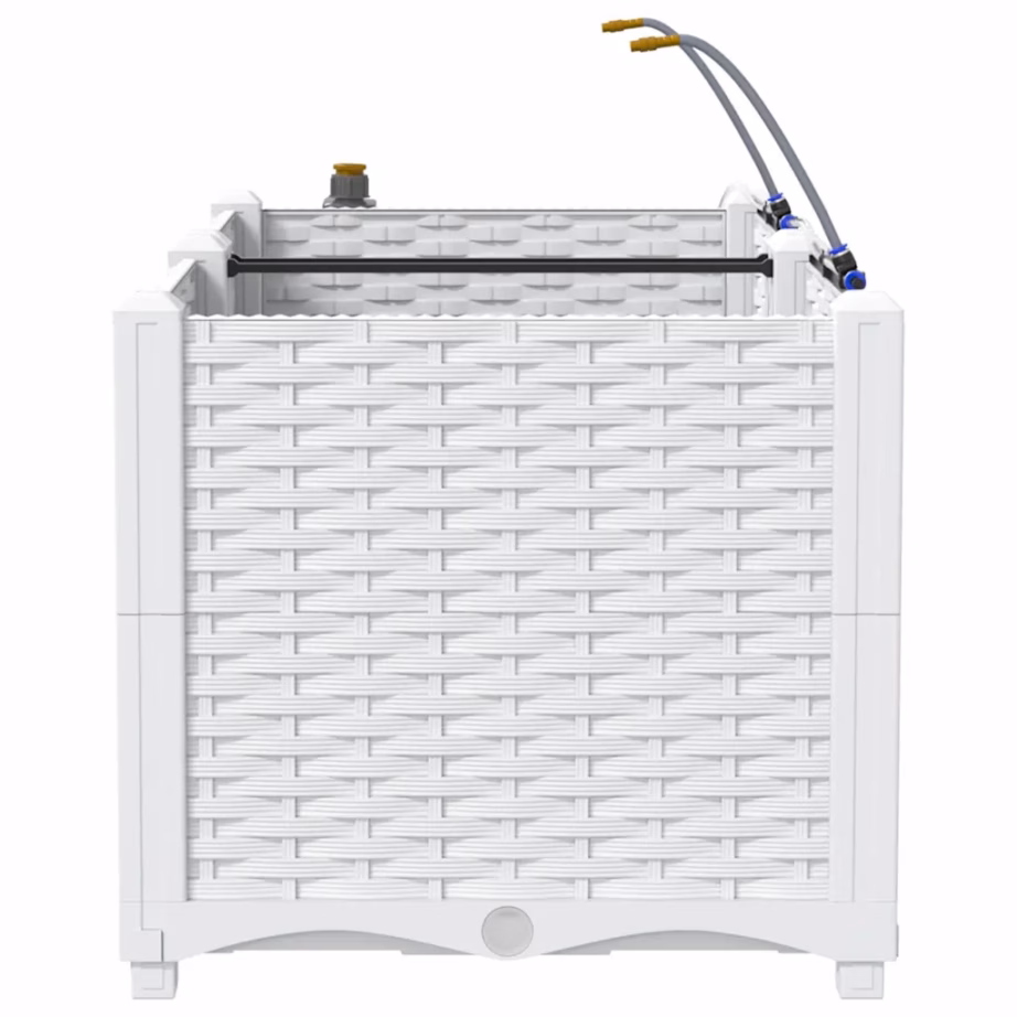 Terasest aia istutuskastid isekastmissüsteemiga, 2 tk, valge, 80 x 40 x 37,5 cm – 7