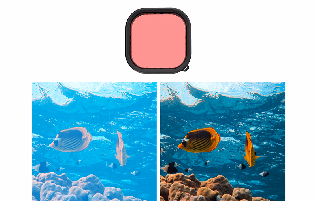 Roosa veealune filter Telesin GP-FLT-904