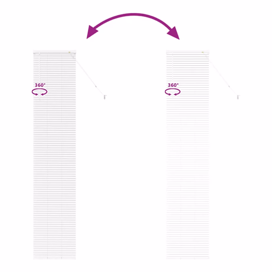 Veneetsia ribakardin, valge alumiinium, 220 x 45 cm – 11