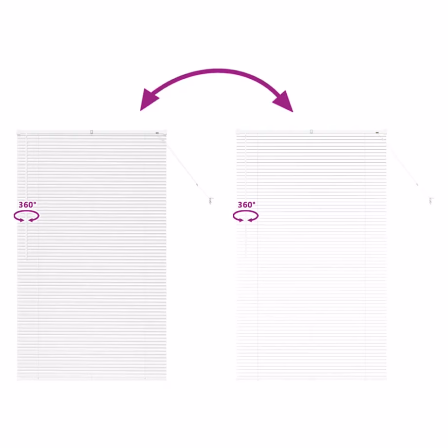 Veneetsia ruloo valge alumiinium 175 x 100 cm, siseruumidesse – 11