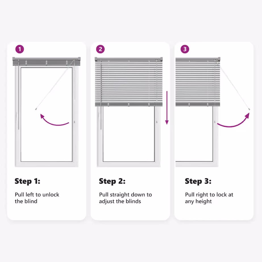 Must alumiiniumist Veneetsia ruloo, 130 x 100 cm – 13