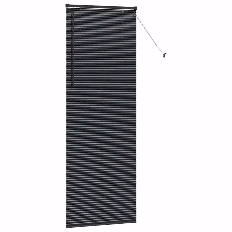 Veneetsia ruloo, must alumiinium, 220 x 70 cm - 5