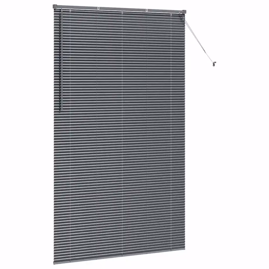 Veneetsia ruloo, tumehall alumiinium, 220 x 130 cm – 5