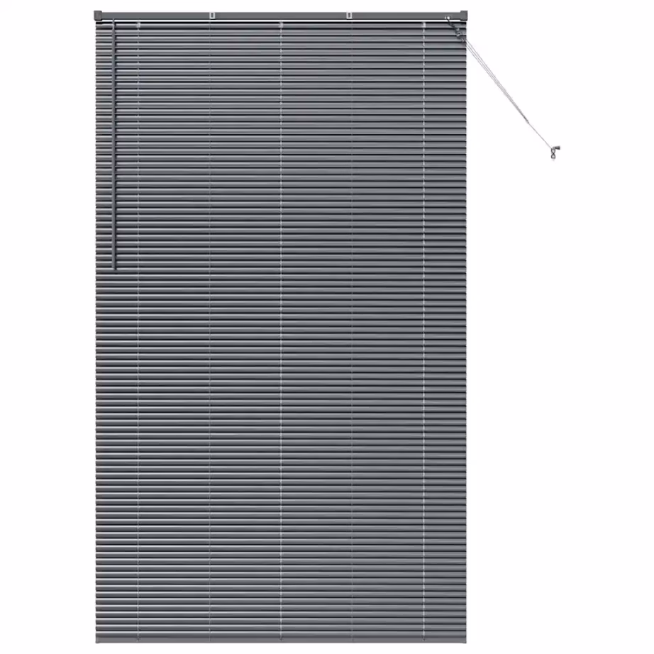Alumiiniumist Veneetsia ruloo tumehall, 220 x 135 cm – 2
