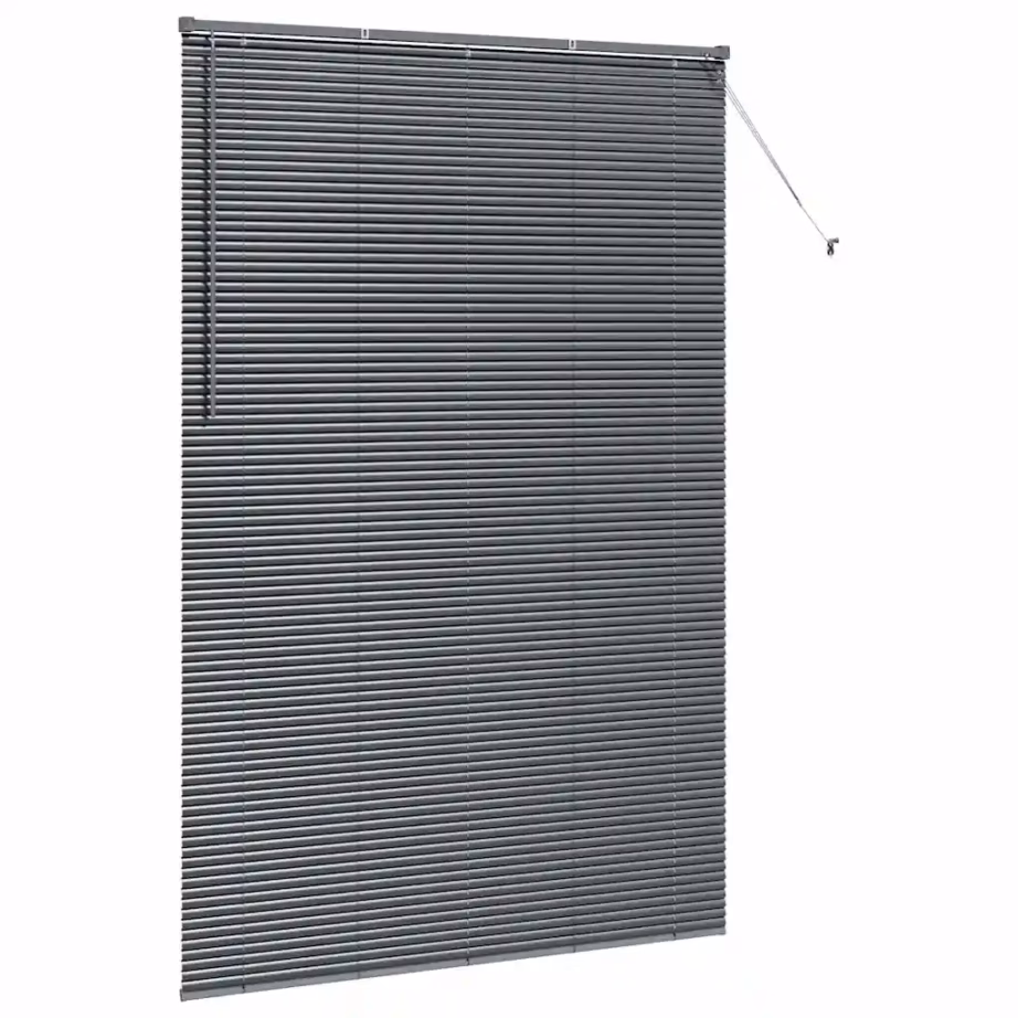 Veneetsia ruloo, tumehall alumiinium, 220 x 150 cm - 5