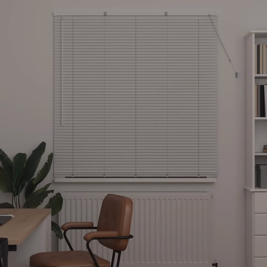 Veneetsia ruloo, valge alumiinium, 175 x 125 cm – 3