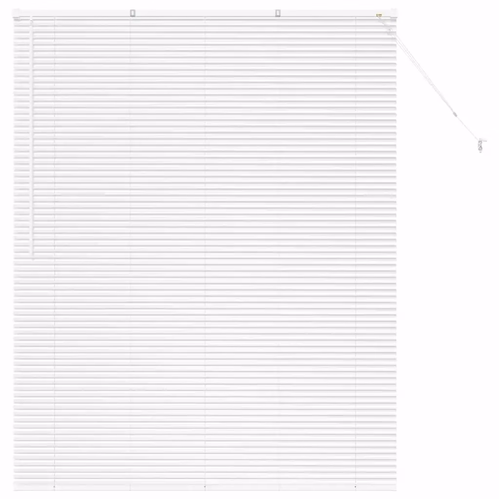Valge alumiiniumist Veneetsia ruloo 175 x 140 cm