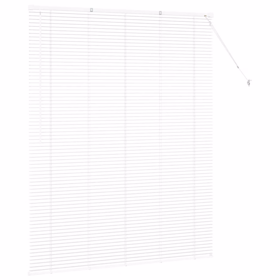Veneetsia ruloo, valge alumiinium, 175 x 145 cm - 6