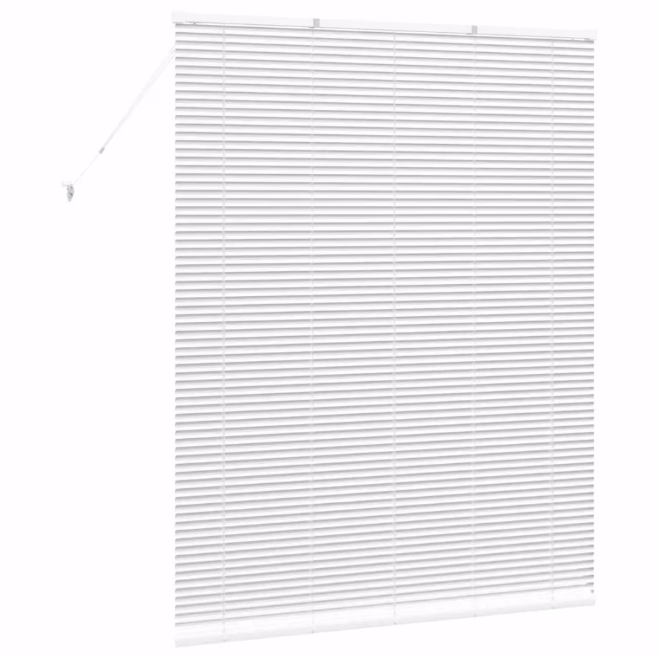 Veneetsia ruloo, valge alumiinium, 175 x 145 cm - 7