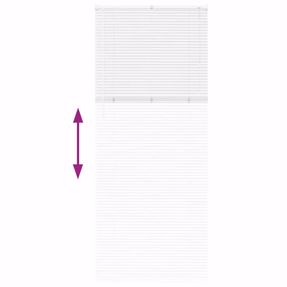 Veneetsia alumiiniumruloo valguse ja privaatsuse reguleerimiseks, valge, 220 x 95 cm – 12