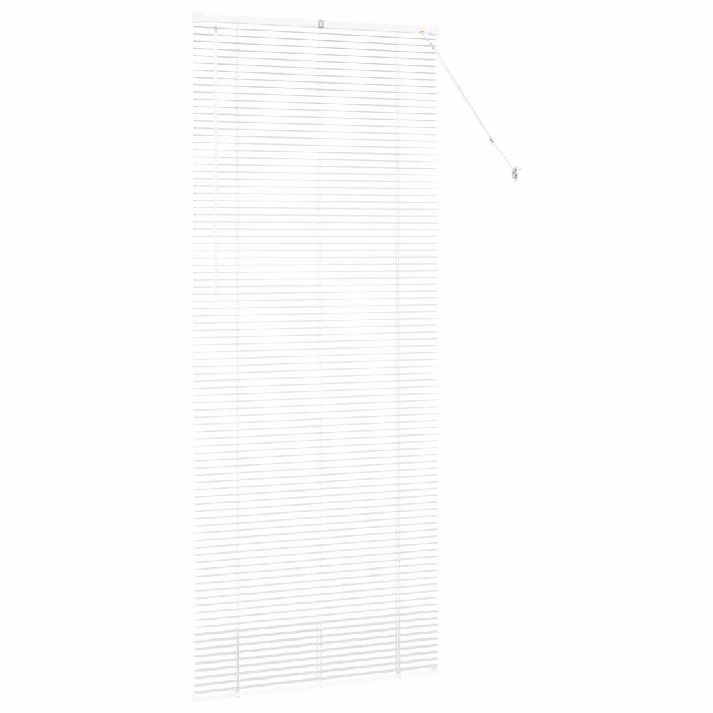 Valge alumiiniumist venetsia ruloo, 220 x 85 cm