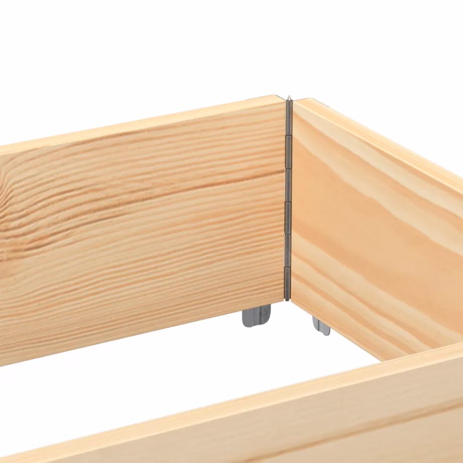 Virnastatav männipuidust taimekast, kokkupandav, 150 x 50 x 41 cm – 7