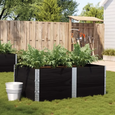 Virnastatav must männipuidust taimekast, 150 x 100 x 60,5 cm