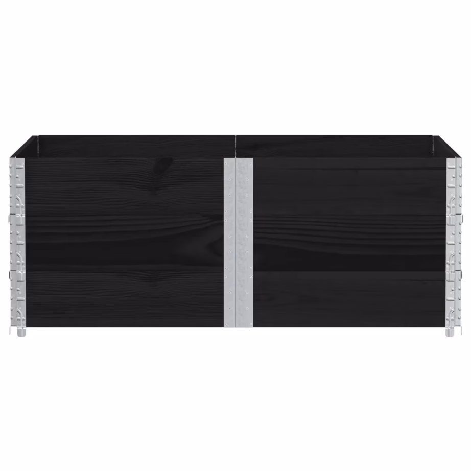 Virnastatav must männipuidust taimekast, 150 x 100 x 60,5 cm – 3