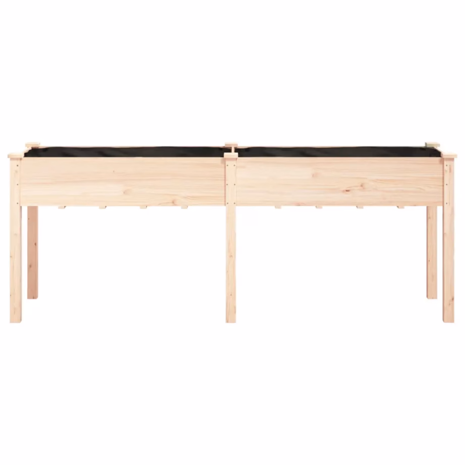 Voodriga taimelava nulupuust, pruun, 203 x 53 x 76 cm – 4