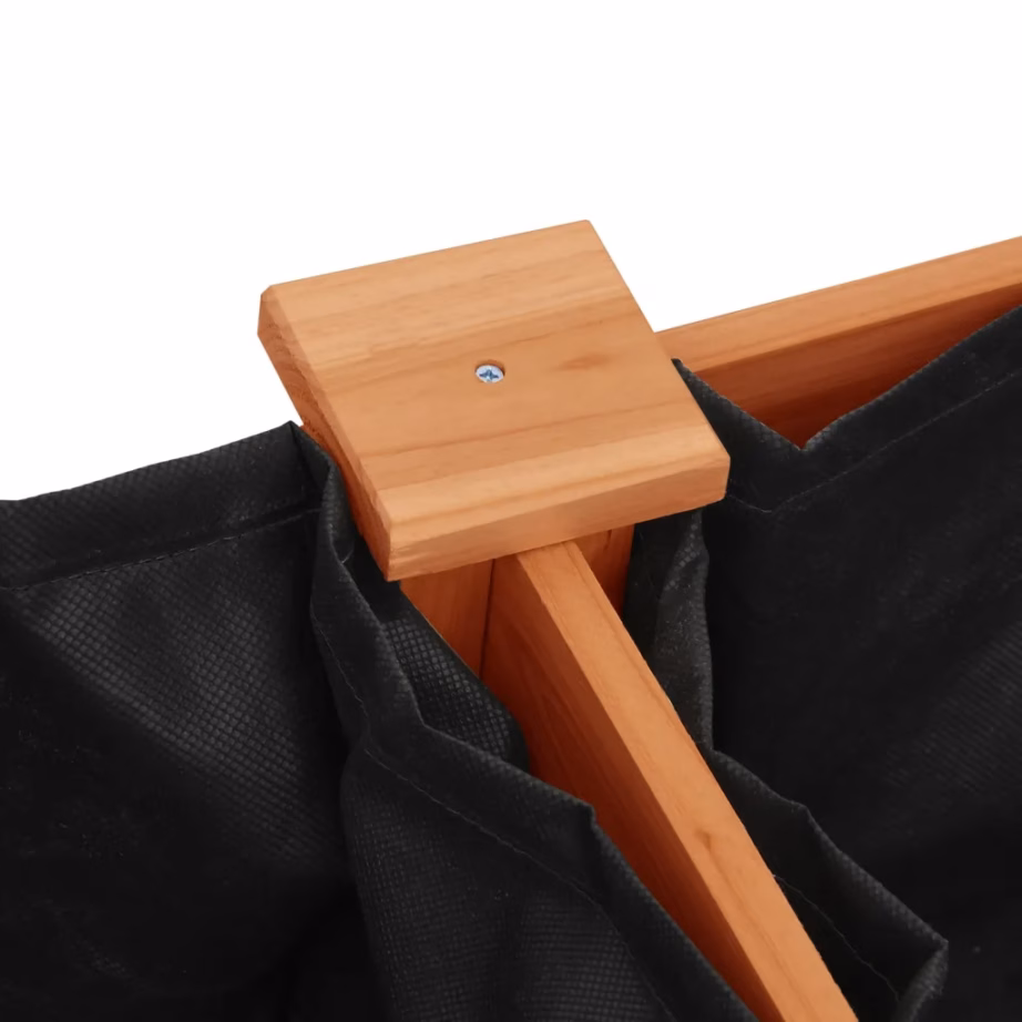 Pruun voodriga taimelava nulupuidust, 161 x 45 x 76 cm – 6