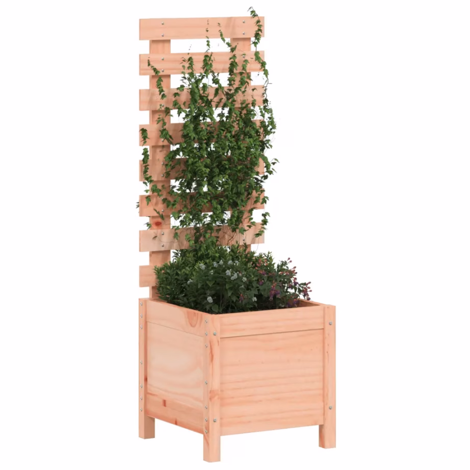 Võrega taimekast ebatsuugapuidust, pruun, 39 x 39,5 x 114 cm – 3