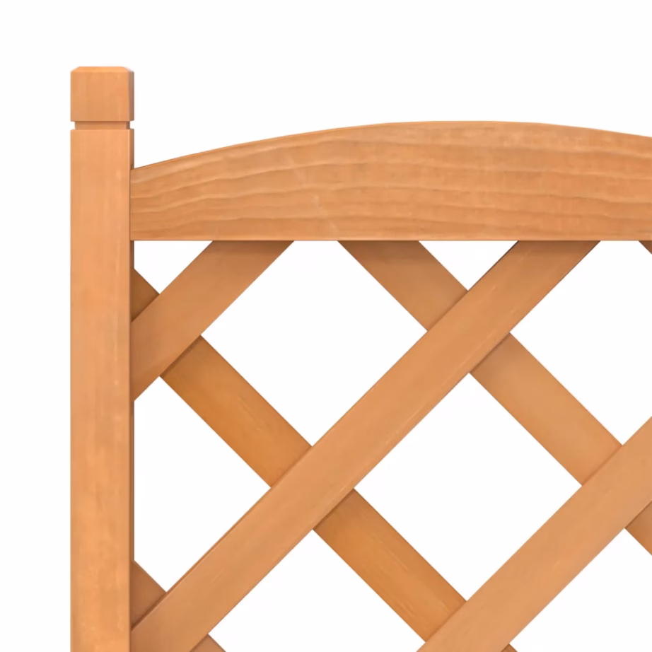 Võrega taimekast ronitaimedele, pruun nulupuit, 40 x 30 x 90 cm – 7