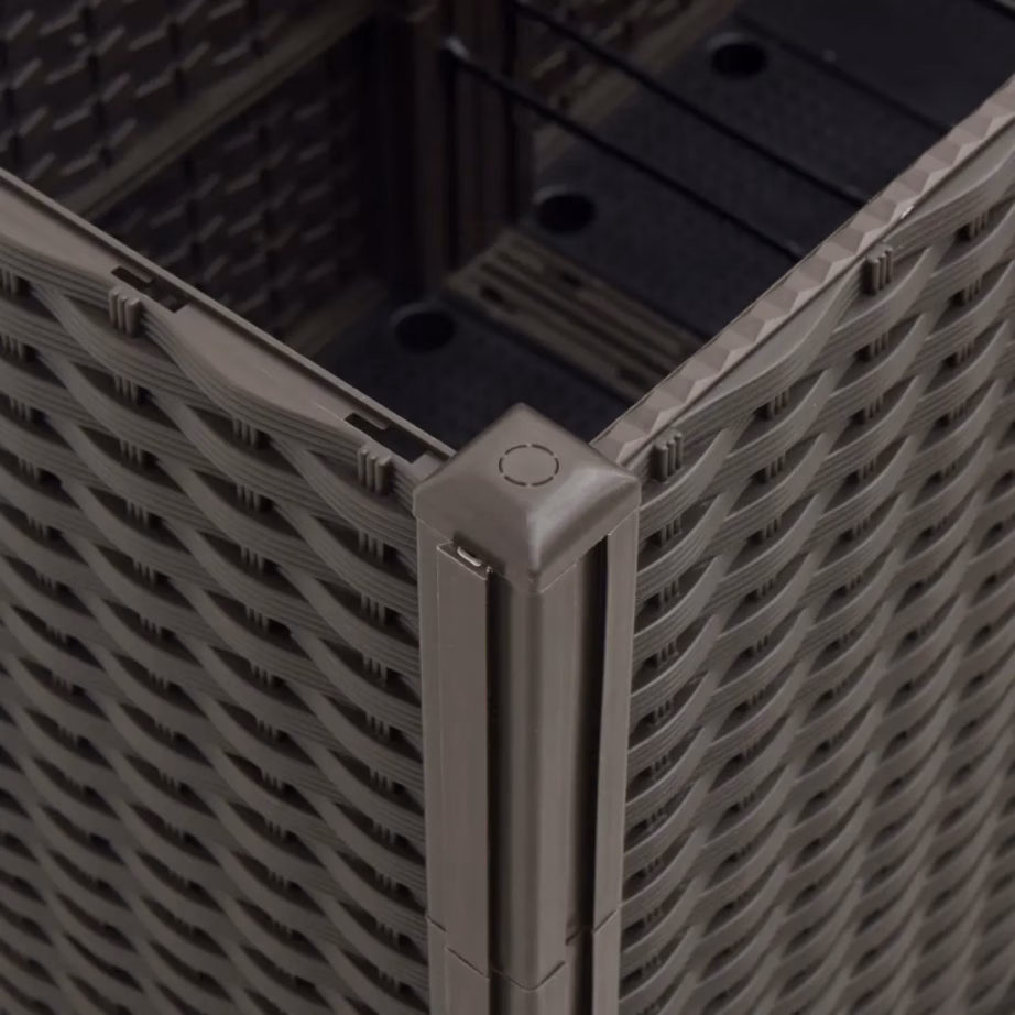 Pruun võrega taimekast ronitaimedele, PP, 160 x 40 x 140 cm – 6