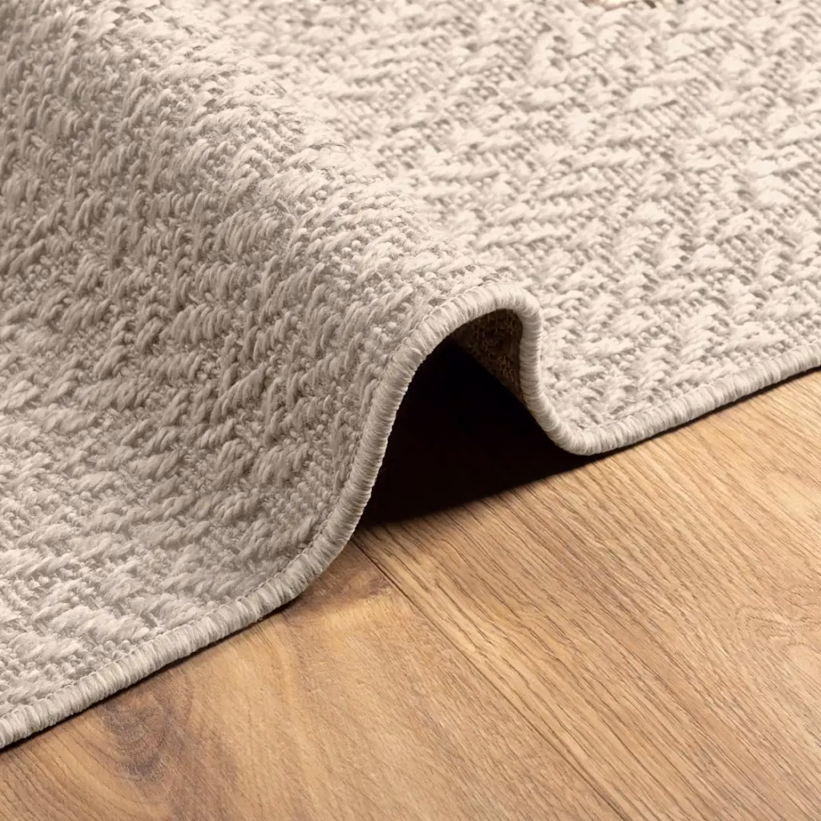 Sise- ja õuevaip ZIZUR, džuudi välimus, kreemjas, 160 x 230 cm, polüpropüleen – 6