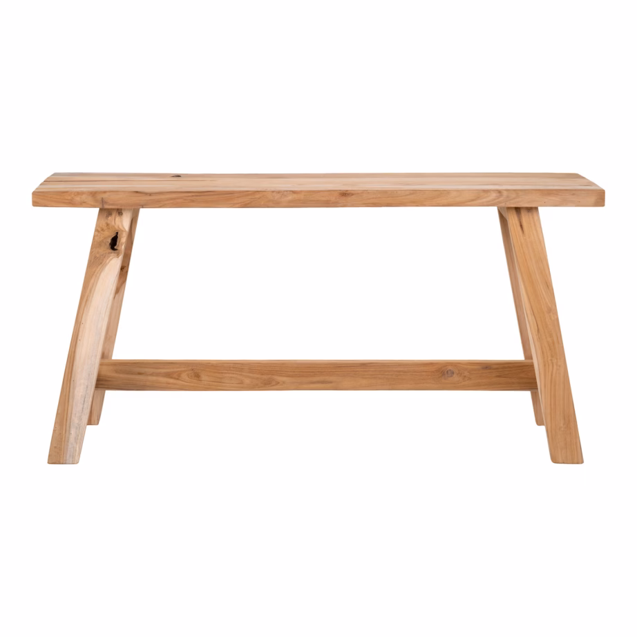 House Nordic Barcelona tiigipuust aiapink, taaskasutatud puit, 90x25x45 cm - 2