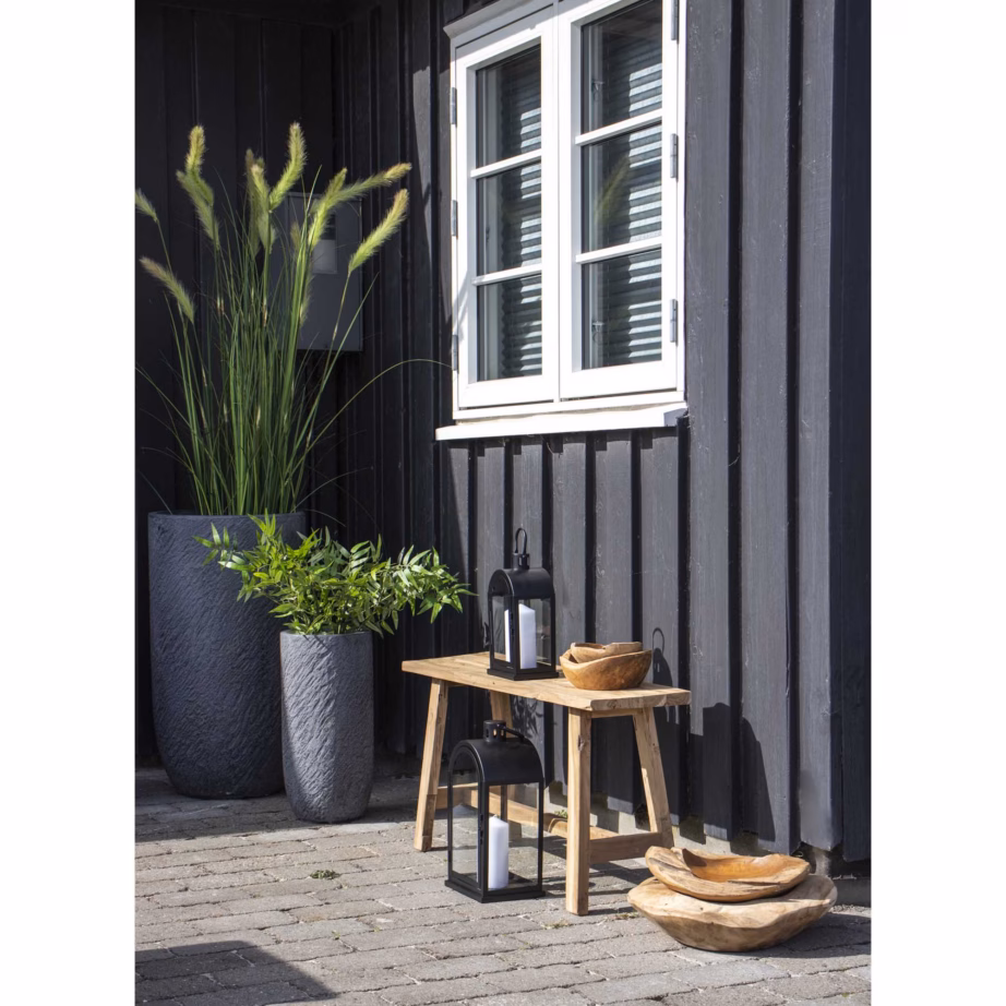 House Nordic Barcelona tiigipuust aiapink, taaskasutatud puit, 90x25x45 cm - 9