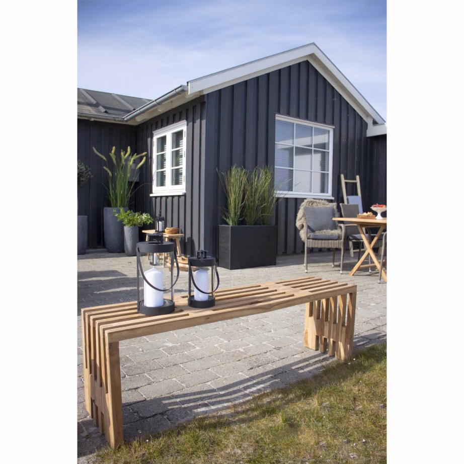 House Nordic Benidorm tiigipuidust aiapink, naturaalne, 140x35x48 cm - 5
