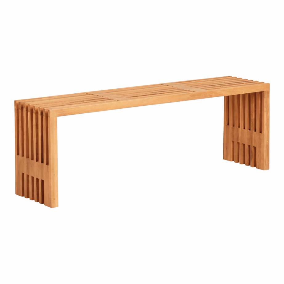 House Nordic Benidorm tiigipuidust aiapink, naturaalne, 140x35x48 cm - 12