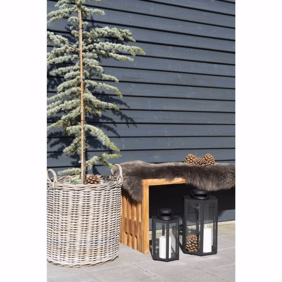 House Nordic Benidorm aiapink, taaskasutatud tiigipuit, 90x30x49 cm - 4