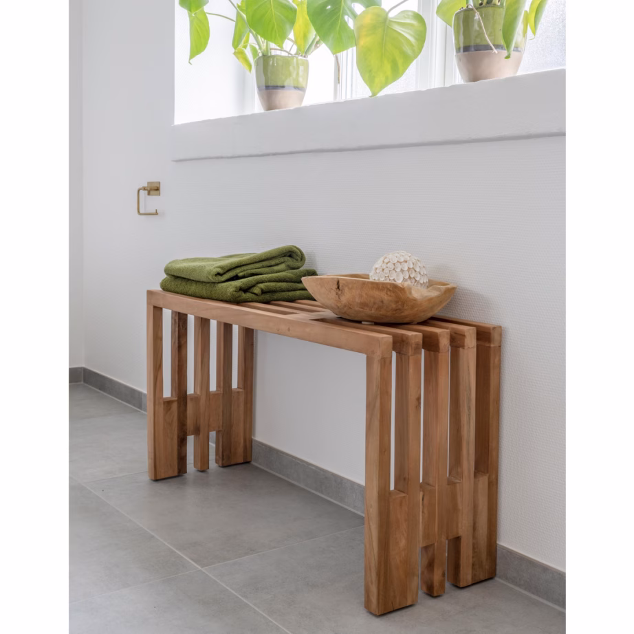 House Nordic Benidorm aiapink, taaskasutatud tiigipuit, 90x30x49 cm - 5