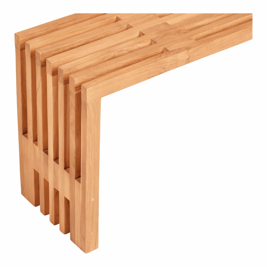 House Nordic Benidorm aiapink, taaskasutatud tiigipuit, 90x30x49 cm - 7