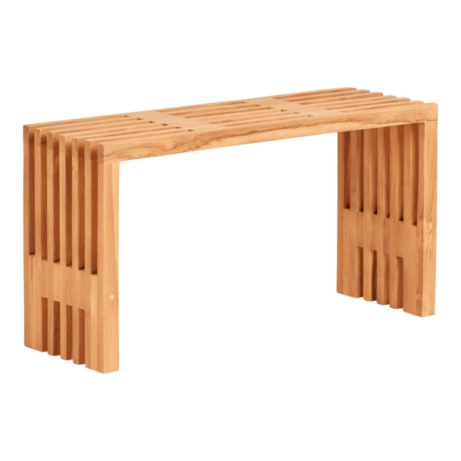 House Nordic Benidorm aiapink, taaskasutatud tiigipuit, 90x30x49 cm - 9