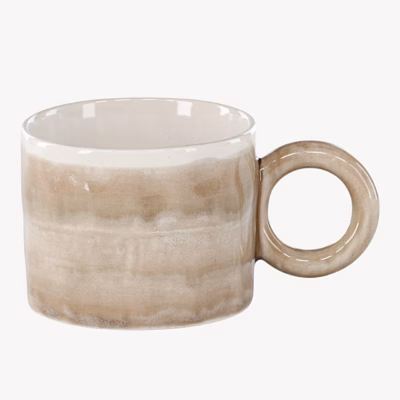 Beež kivikeraamiline kohvitass Jublie, 2 tk (10 cm) - 59204-102