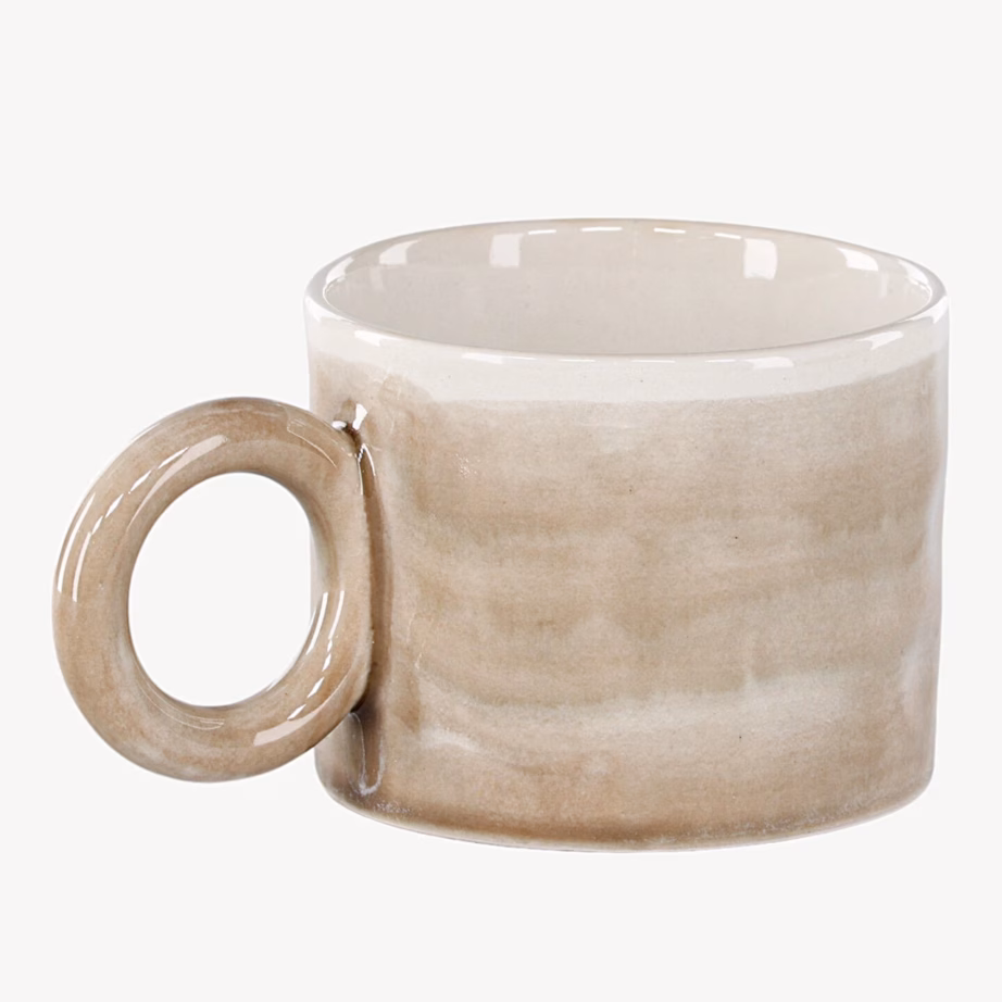 Beež kivikeraamiline kohvitass Jublie, 2 tk (10 cm), 59204-102 – 6