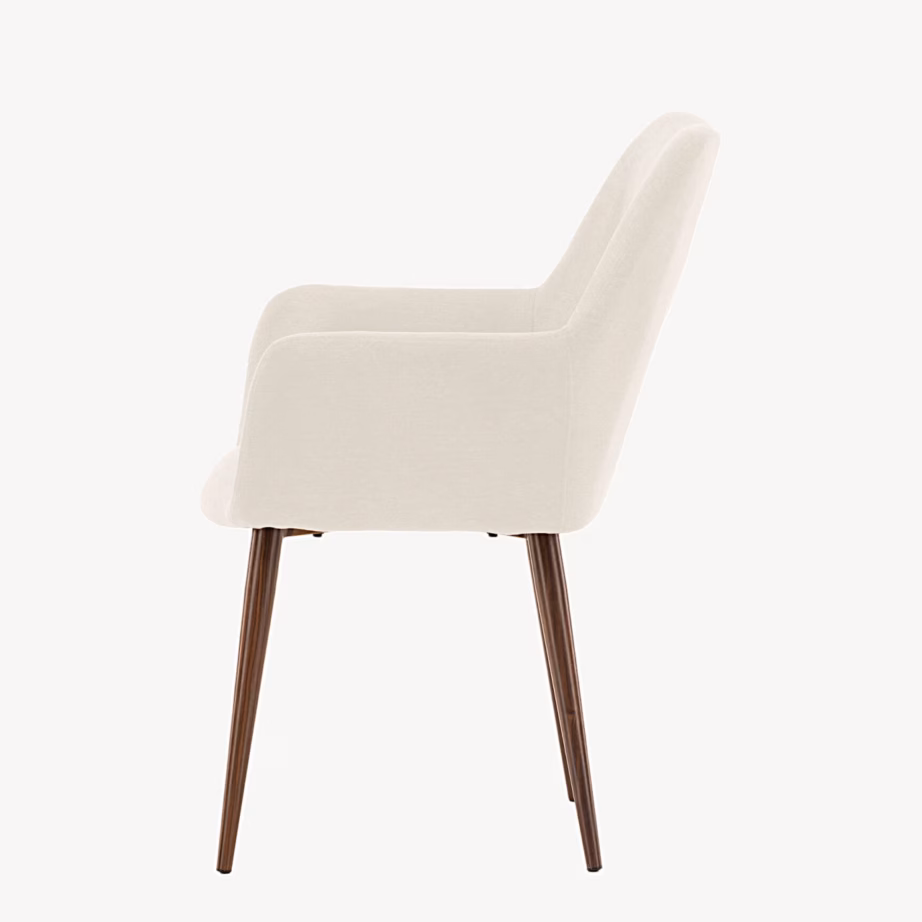 Beež söögitool käetugedega Tomorrow, mokka jalgadega, 61937-123 – 5