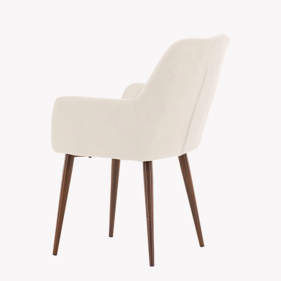 Beež söögitool käetugedega Tomorrow, mokka jalgadega, 61937-123 – 6