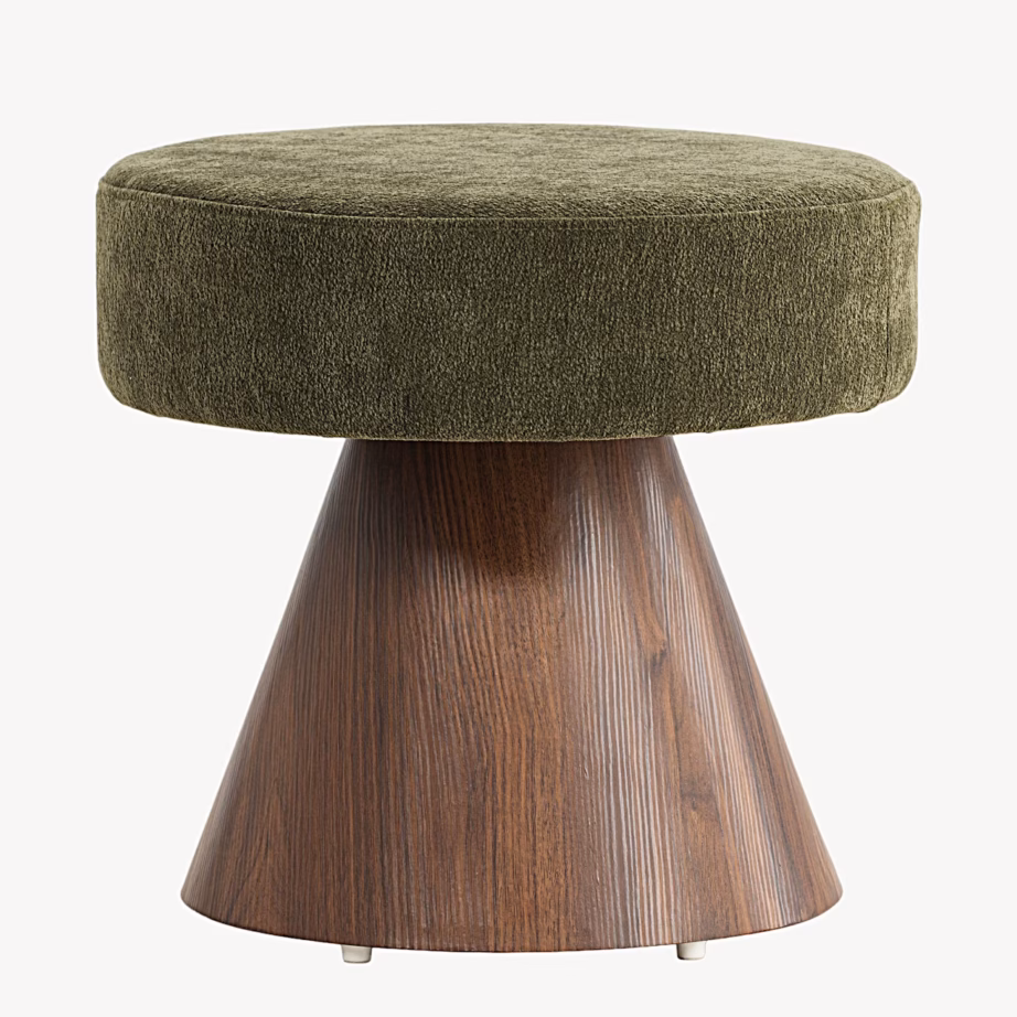 Lanzo tumba rohelise kangaga ja mokkapruuni jalaga, 62303-777 – 2