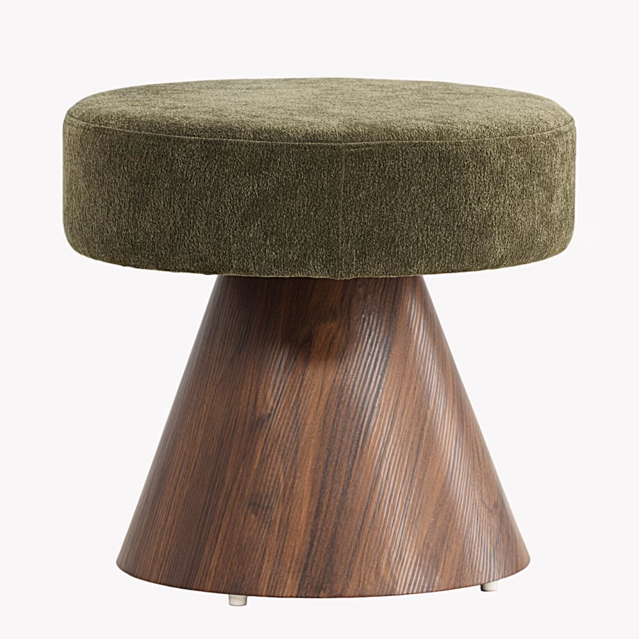 Lanzo tumba rohelise kangaga ja mokkapruuni jalaga, 62303-777 – 4