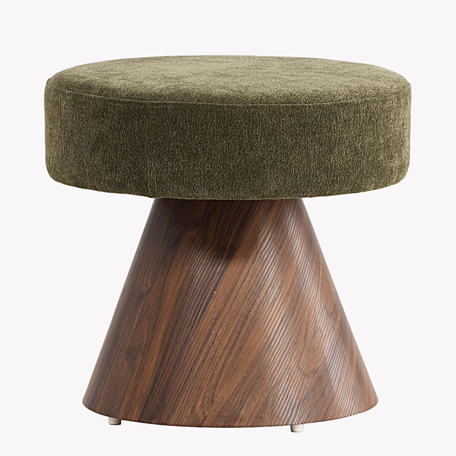 Lanzo tumba rohelise kangaga ja mokkapruuni jalaga, 62303-777 – 5