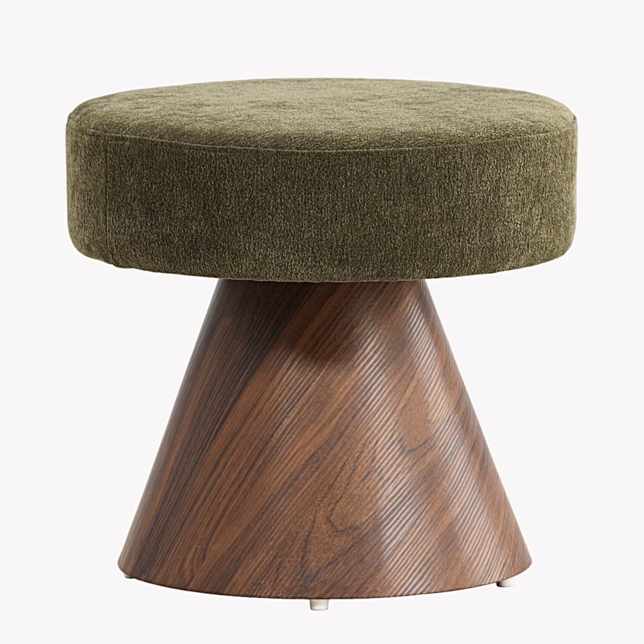 Lanzo tumba rohelise kangaga ja mokkapruuni jalaga, 62303-777 – 6