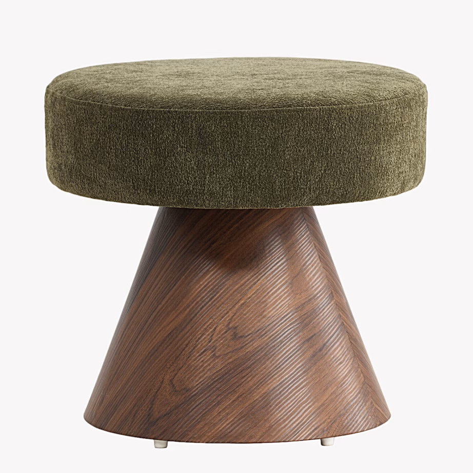 Lanzo tumba rohelise kangaga ja mokkapruuni jalaga, 62303-777 – 7