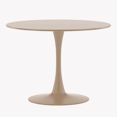 Ümmargune söögilaud Glade, beež, Ø100 cm - 62319-102
