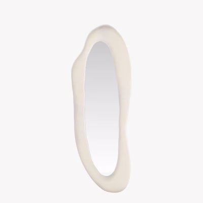 Louiseville beeži sametraamiga täispikk seinapeegel 66x185 cm - 63348-102