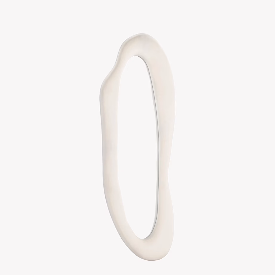 Louiseville beeži sametraamiga täispikk seinapeegel 66×185 cm, 63348-102 – 3