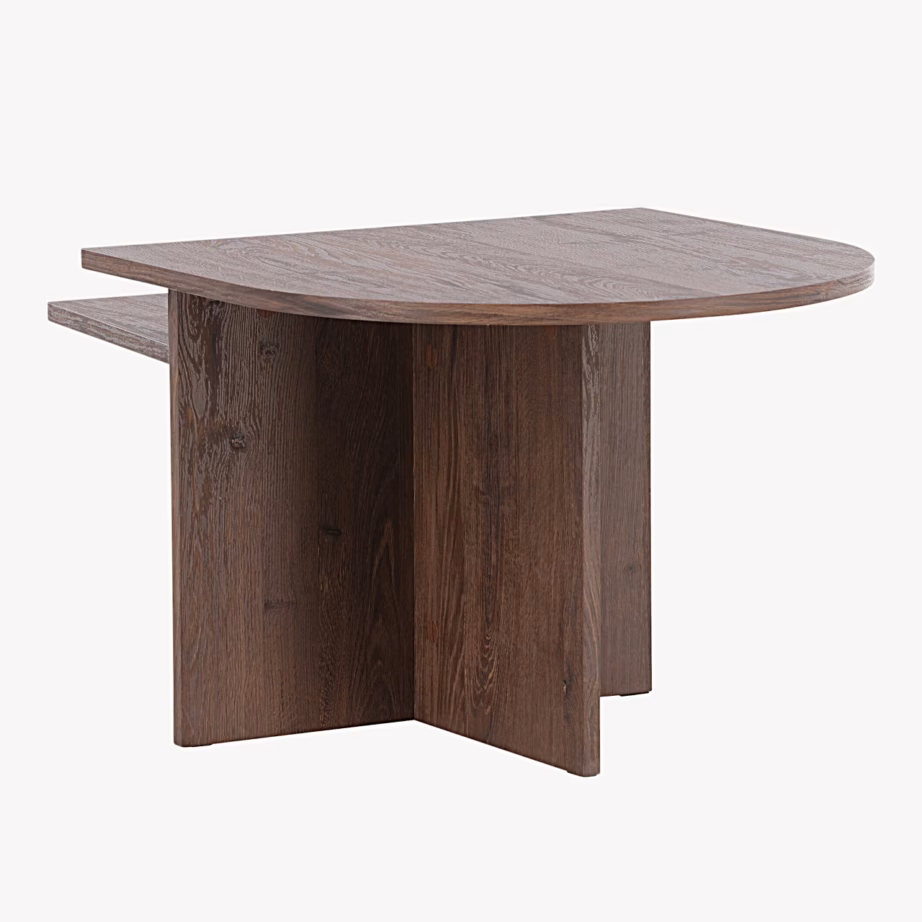 Sala kaheosaline mokka toonis diivanilaud, 63356-444 – 3