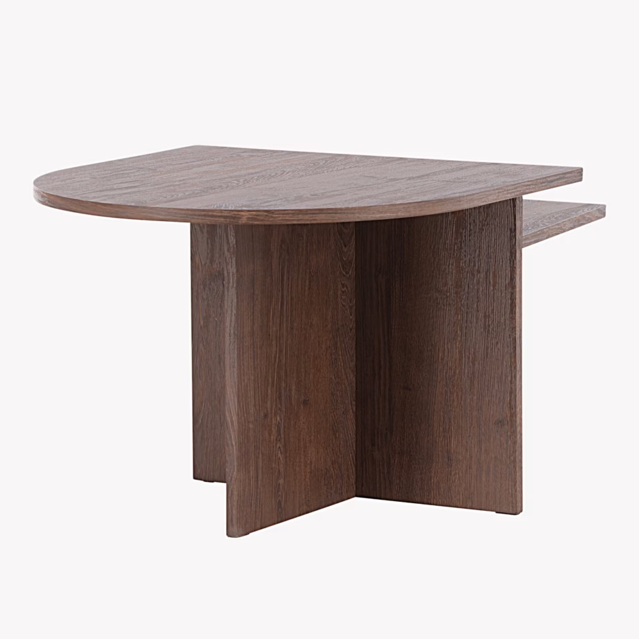 Sala kaheosaline mokka toonis diivanilaud, 63356-444 – 5