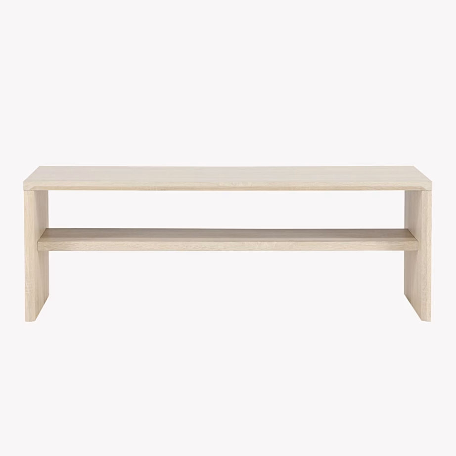 Diivanilaud Telemarket, valge peitsiga MDF, 110×50 cm, 63359-102